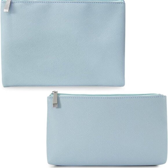Other - Small Makeup Bag for Travel, 2 Pcs Zipper Pouch for Purse, Waterproof Makeup Bag
